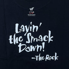Load image into Gallery viewer, Vintage Screen Stars WWF (1998) The Rock “Layin’ The Smack Down” Wrestling T-Shirt