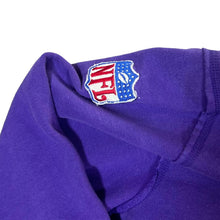 Load image into Gallery viewer, NFL Vintage BALTIMORE RAVENS Embroidered Distressed Effect Purple Pullover Hoodie