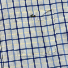 Load image into Gallery viewer, Vintage LACOSTE Classic Plaid Check Mini Logo Short Sleeve Button-Up Shirt