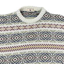 Load image into Gallery viewer, Vintage 90's BHS Grandad Patterned Acrylic Cotton Knit Sweater Jumper