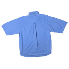 Load image into Gallery viewer, Vintage Columbia Sportswear GRT Hiking Utility Blue Nylon Short Sleeve Shirt