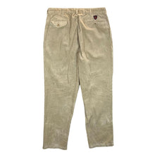 Load image into Gallery viewer, Early 00's POLO GOLF Ralph Lauren Classic Beige Corduroy Cord Straight Leg Trousers