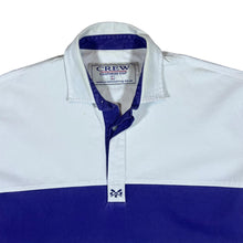 Load image into Gallery viewer, CREW CLOTHING CO. Classic Colour Block Cotton Long Sleeve Deck Polo Shirt