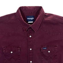 Load image into Gallery viewer, Vintage Wrangler Cowboy Western Pearl Snap Popper Long Sleeve Heavy Cotton Shirt
