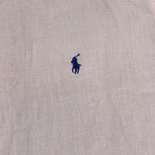 Load image into Gallery viewer, Vintage POLO RALPH LAUREN Classic Embroidered Mini Logo Long Sleeve Pink Linen Shirt