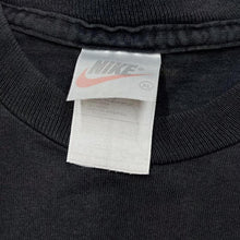 Load image into Gallery viewer, Vintage Nike Abstract Big Swoosh Logo Graphic Black Single Stitch T-Shirt