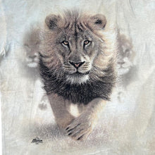 Load image into Gallery viewer, THE MOUNTAIN Lion Animal Nature Wildlife Graphic Tie Dye T-Shirt