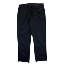 Load image into Gallery viewer, ADIDAS Classic Three Stripe Mini Logo Black Open Leg Sports Tracksuit Bottoms