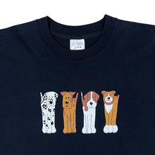 Load image into Gallery viewer, Vintage Screen Stars Dog Pet Animal Cartoon Novelty Graphic Black T-Shirt