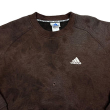 Load image into Gallery viewer, Vintage ADIDAS Three Stripe Classic Embroidered Mini Logo Tie Dye Crewneck Sweatshirt