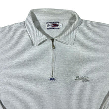 Load image into Gallery viewer, Vintage 90's Billy Dean Embroidered Mini Logo Grey 1/4 Zip Sweatshirt Top