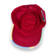 Load image into Gallery viewer, COCA COLA OLYMPICS Recycled Embroidered Logo Spellout Red Baseball Cap