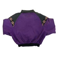 Load image into Gallery viewer, Vintage 90’s CANYON GUIDE Made In USA Blanket Stripe Lined Aztec Bomber Jacket