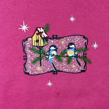 Load image into Gallery viewer, Vintage Shenanigans Birdhouse Bird Nature Graphic Double Collared Sweatshirt