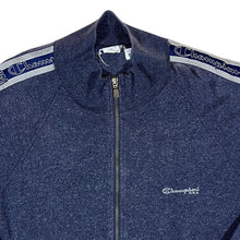 Load image into Gallery viewer, Vintage CHAMPION USA Mini Logo Tape Sleeve Navy Blue Zip Sweatshirt