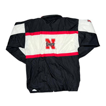 Load image into Gallery viewer, Vintage 90's Tank NCAA NEBRASKA HUSKERS College Embroidered Logo Spellout Colour Block Windbreaker Track Jacket