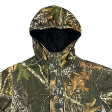 Load image into Gallery viewer, Vintage REDHEAD "Mountain Stalker" Bone Dry Camo Camouflage Light Padded Hooded Outdoor Jacket