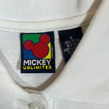 Load image into Gallery viewer, Vintage Mickey Unlimited DISNEY Mickey Mouse Embroidered Sleeveless Polo Shirt
