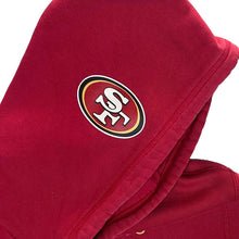 Load image into Gallery viewer, Nike NFL SAN FRANCISCO 49ERS Football Spellout Graphic Red Pullover Hoodie