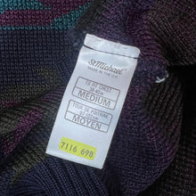 Load image into Gallery viewer, Vintage 90's ST MICHAEL Marks & Spender Grandad Patterned Acrylic Knit Sweater Jumper