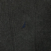 Load image into Gallery viewer, NAUTICA Classic Embroidered Mini Logo Brown Acrylic Wool Blend Knit Sweater Jumper