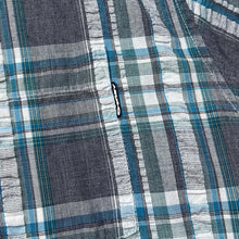 Load image into Gallery viewer, OAKLEY "True Fit" Surfer Skater Plaid Check Short Sleeve Cotton Shirt