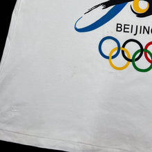 Load image into Gallery viewer, BEIJING OLYMPICS (2008) Big Logo Spellout Souvenir Graphic T-Shirt