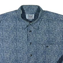 Load image into Gallery viewer, Vintage 90's Rudnick Collection Blue White Patterned Long Sleeve Cotton Flannel Shirt