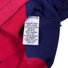 Load image into Gallery viewer, Vintage Polo Ralph Lauren Made In USA Navy Red Colour Block Long Sleeve Polo Shirt