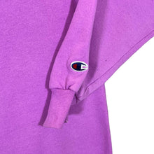 Load image into Gallery viewer, Champion Eco OHIO Embroidered College Spellout Purple Crewneck Sweatshirt