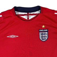 Load image into Gallery viewer, Umbro X-Static ENGLAND Football Red Away Jersey Shirt Top