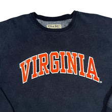 Load image into Gallery viewer, Vintage Steve & Barry's VIRGINIA Embroidered College Spellout Heavy Cotton Crewneck Sweatshirt
