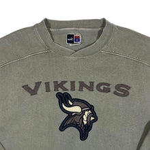 Load image into Gallery viewer, Vintage Puma Team NFL MINNESOTA VIKINGS Embroidered Football Overdyed Sweatshirt