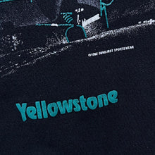 Load image into Gallery viewer, Vintage Alore (1992) Yellowstone Skimobile Snow Wildlife Graphic Sweatshirt