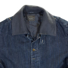 Load image into Gallery viewer, G-STAR Raw USA Denim Subtle Striped Heavy Blue Denim Button Chore Jacket