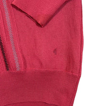 Load image into Gallery viewer, Vintage GABICCI Grandad Patterned V-Neck Acrylic Wool Sweater Jumper
