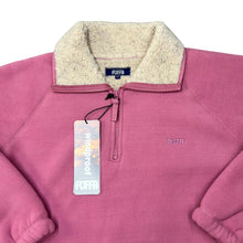 Load image into Gallery viewer, Deadstock Early 00's PUFFA "Windproof" Sherpa Teddy Bear Fleece Lined 1/4 Zip Pullover Fleece Sweatshirt