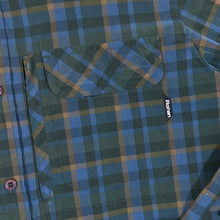 Load image into Gallery viewer, ROHAN "Waypoint Shirt" Green Blue Brown Check Long Sleeve Utility Shirt