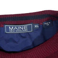 Load image into Gallery viewer, MAINE New England Acrylic Wool Knit Golf Lined Sweater Jumper