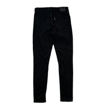 Load image into Gallery viewer, LEVI'S Black Tab "721 High Rise Skinny" Black Denim Jeans