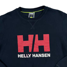 Load image into Gallery viewer, HELLY HANSEN Classic Big Logo Spellout Graphic Crewneck Sweatshirt