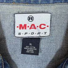 Load image into Gallery viewer, Vintage MAC SPORT Classic Blue Denim Distressed Trucker Jacket