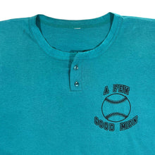 Load image into Gallery viewer, Vintage 90's A FEW GOOD MEN Spellout Graphic Single Stitch Henley Baseball T-Shirt
