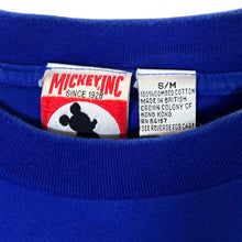 Load image into Gallery viewer, Vintage MICKEY INC. Disney "MINNIE" Embroidered Character Spellout Blue T-Shirt