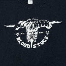 Load image into Gallery viewer, BLOODSTOCK “I Survived The Serpents Lair” Graphic Heavy Metal Music Band Festival T-Shirt