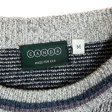 Load image into Gallery viewer, Vintage 90's C&A Embroidered Golf Patterned Acrylic Wool Blend Knit Sweater Jumper