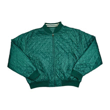 Load image into Gallery viewer, Vintage GAP "World Classic" Embroidered Spellout Reversible Varsity Quilted Bomber Jacket