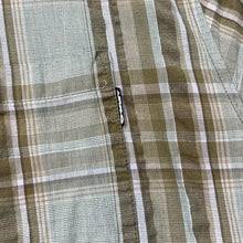 Load image into Gallery viewer, OAKLEY "True Fit" Surfer Skater Plaid Check Short Sleeve Cotton Shirt