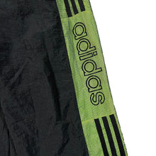 Load image into Gallery viewer, Vintage 90's ADIDAS Three Stripe Spellout Mesh Panel Shell Tracksuit Bottoms