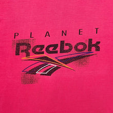 Load image into Gallery viewer, Vintage 90's PLANET REEBOK Big Logo Spellout Graphic Cotton T-Shirt